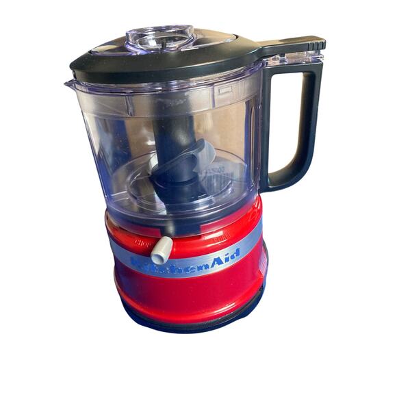 New Kitchen Aid Food Chopper Processor 3.5 Cup KFC3516Q Red with Manual - Picture 1 of 8